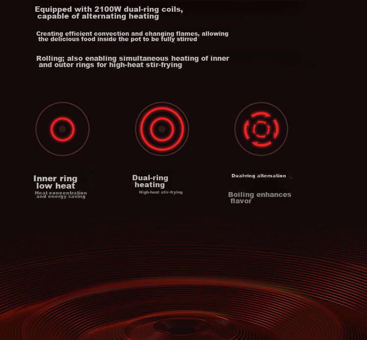 Mijia Xiaomi Ceramic Induction Cooker S1, Multi-Functional for Brewing Tea And Cooking, Compatible with All Pots, 2200W High Power, Quiet Operation, Low Radiation, Tea Brewing around The Cooker, Round Shape 8