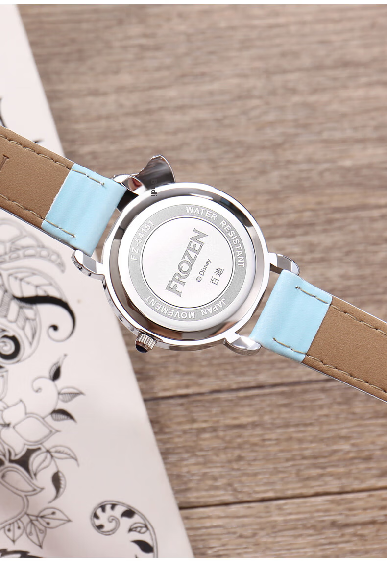 Disney Kids Watch for Girls, Elementary School Students, Ages 6-12, Elsa Princess Electronic Watch for Middle School Girls 9