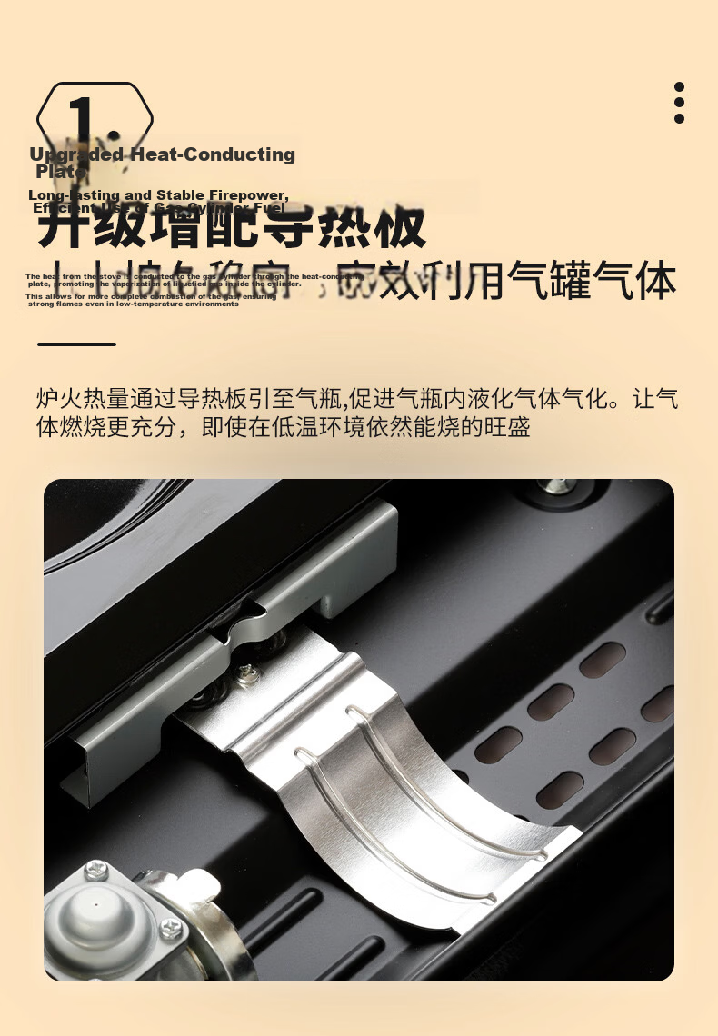 Iwatani Portable Cassette Stove, 3.3kW Powerful Flame, Outdoor Camping Hotpot Picnic Gas Single Burner ZB-29(JD) 3