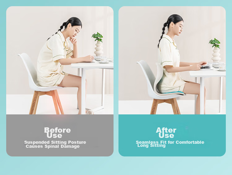 JD Jingzao Classic 45° Posture Correction Seat Cushion Ergonomic Lumbar Support Chair Cushion Summer Car Seat Cushion 4