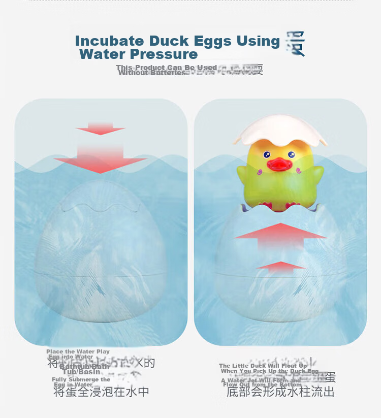Martin Brother Baby Bath Toy Mesh Storage Bag, Bathroom Water Play Toy Hanging Bag, Funny Duck, Birthday Gift 4