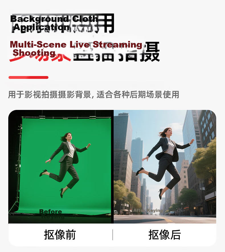 Leiz 2x2m Photography Background Stand Live Green Screen Support Chroma Key Photo Backdrop Stand Portrait Clothing ID Photo Shooting Thickened Portable Telescopic Gantry Background Stand 23