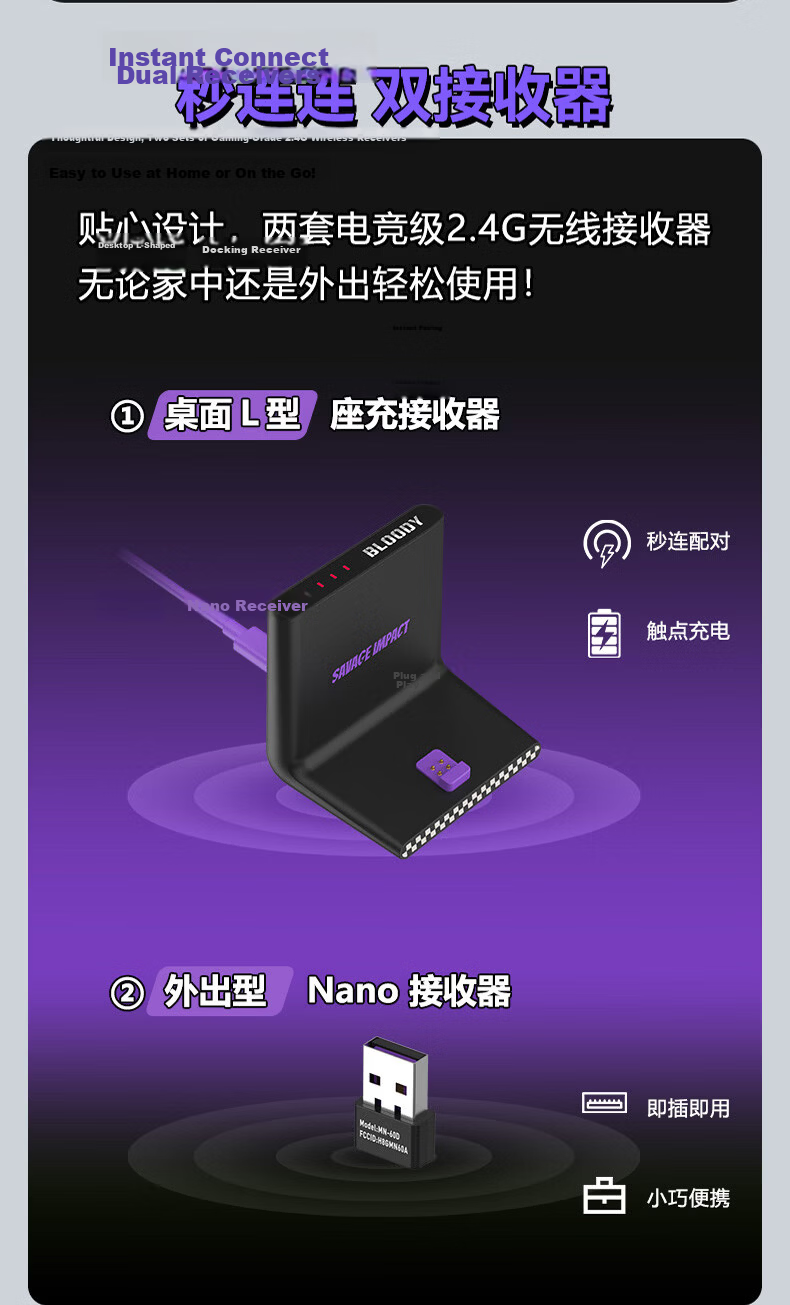 A4TECH R73ProDuo Large Right Wireless Mouse Gaming Mouse E-Sports Mouse 3395 Wireless Mouse with Charging Dock, Wild Tribe, Phantom Hacker, Wireless 3