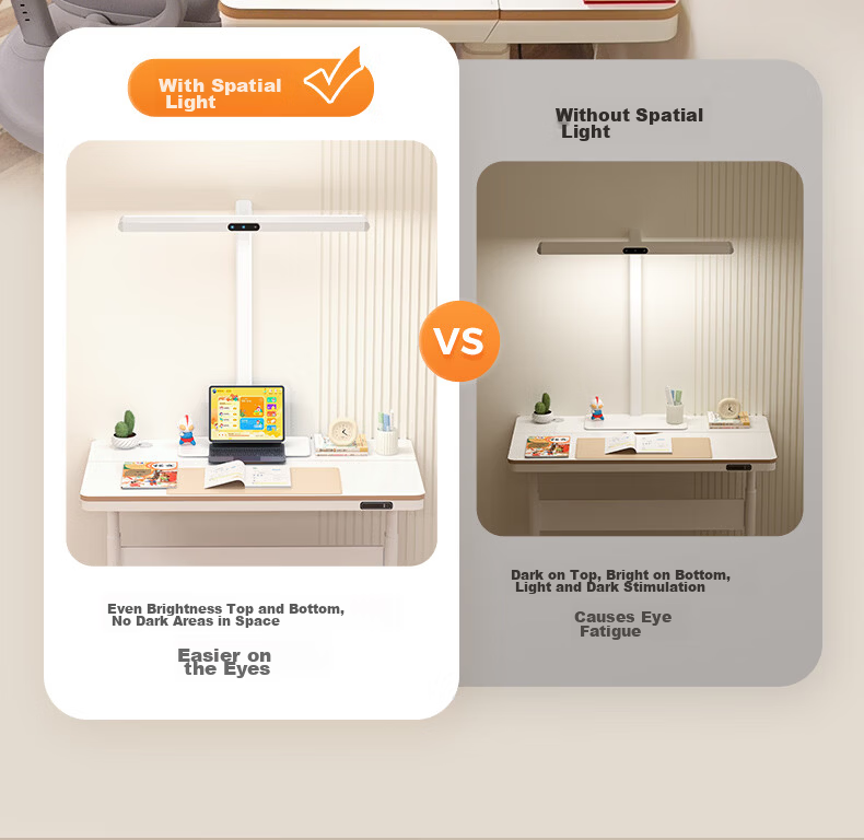 Haishibao Desktop Road Lamp Children's Eye Protection Study Anti-Blue Light Full Spectrum LED Desk Lamp I01-45W-R 19