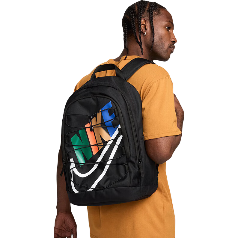 NIKE Unisex Backpack Large Capacity Travel Bag Laptop School Bag Casual Bag HF7722-010 Black Color