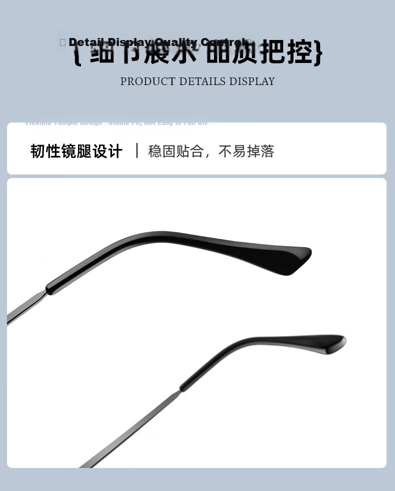 Yupintang Anti-Blue Light Reading Glasses for Men, Semi-Rimless Metal Reading Glasses for Elderly, Durable Reading Glasses for Women, 150 Degree, Father's Day Gift 11