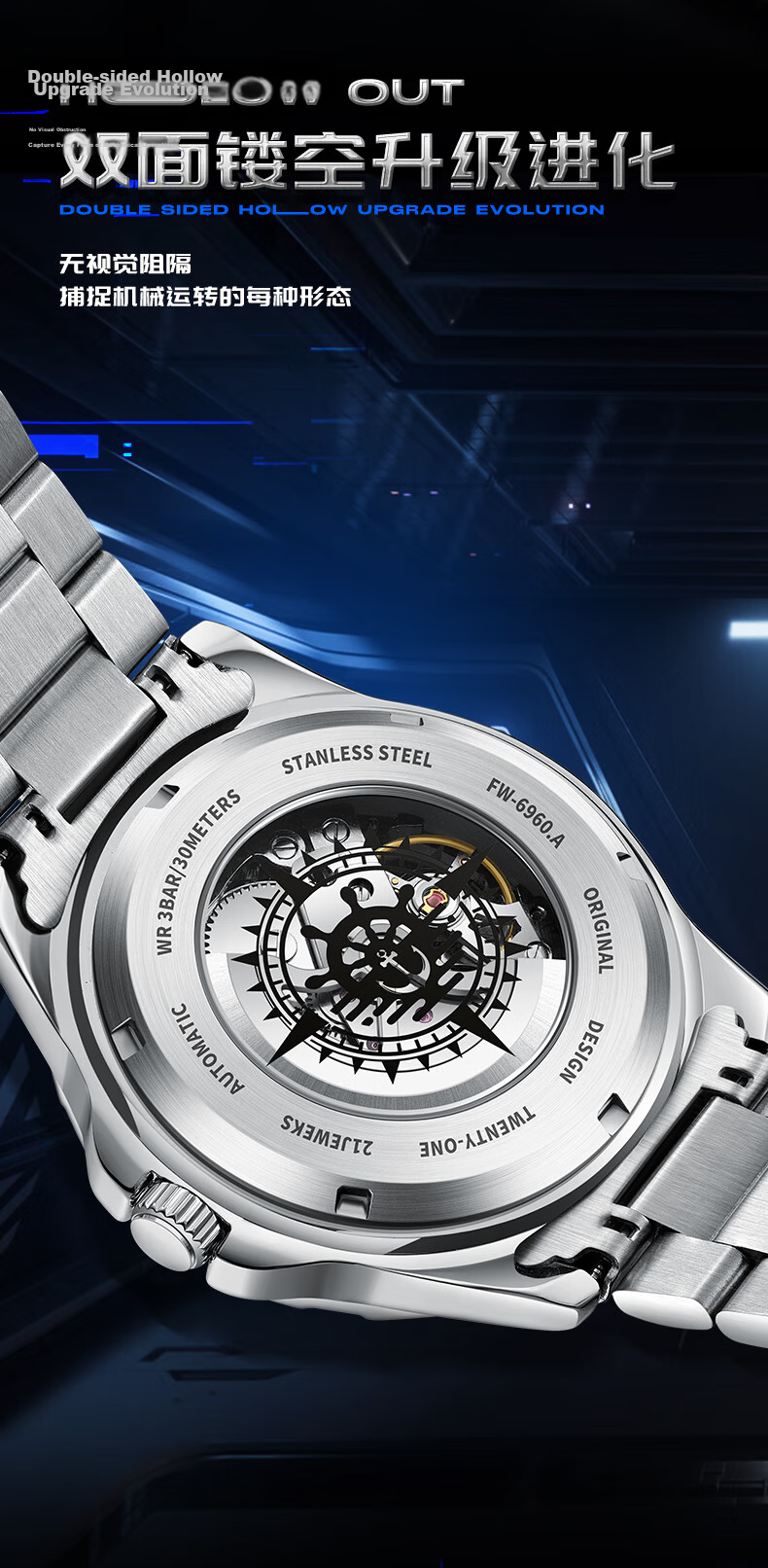 MARK FAIRWHALE Explorer Men's Top Ten Famous Watch Automatic Mechanical Watch for Men 2026 New Model Wristwatch Birthday Gift for Boyfriend 10