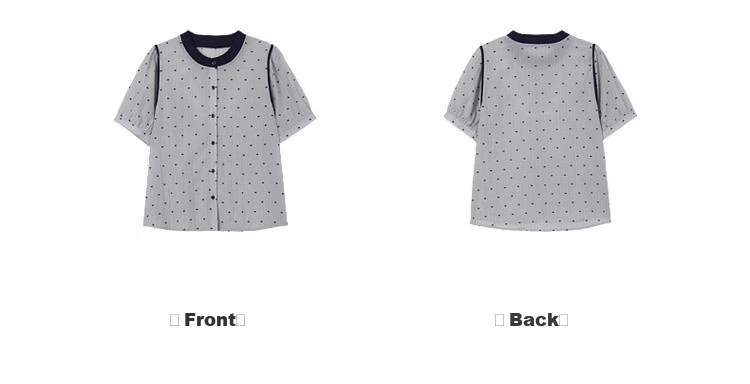 Demana [Smooth Lyocell] Summer Color-Block Bowknot Printed Round Neck Striped Short Sleeve Loose Petite Women's Shirt 13