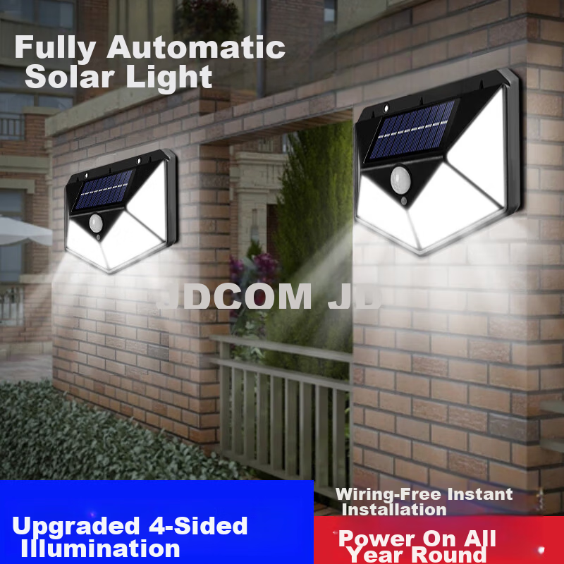 Datouren Solar Outdoor Lighting Human Body Sensor Street Light Home Wall Waterproof Floodlight