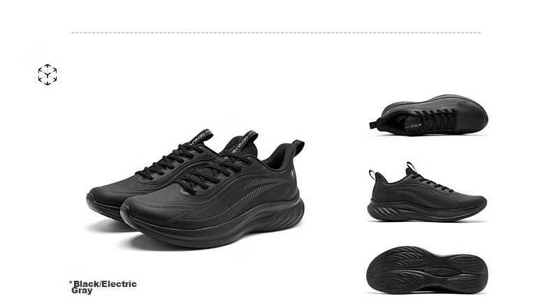 Jordan Yueyu Waterproof Fleece-Lined Leather Sports Shoes Men's Outdoor Commuting Shock-Absorbing Running Shoes for Rainy Days 36