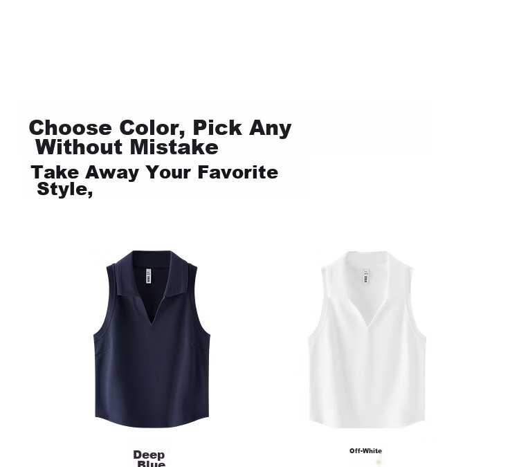 Semir Women's Summer Short Polo Collar Slim Solid Color Vest 2026 Casual Simple Top 109326102004 20