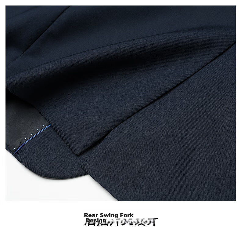 ROMON Men's Suit, Business Elastic Workwear Casual Blazer Jacket, Formal Wear Professional Attire Outerwear, Small Suit for Wedding 20
