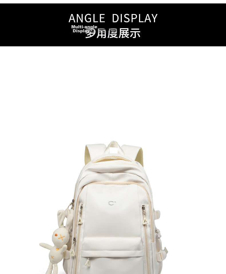 C.BANNER Student Backpack Women Ergonomic Lightweight Large Capacity Travel Laptop Bag Premium Brand 9