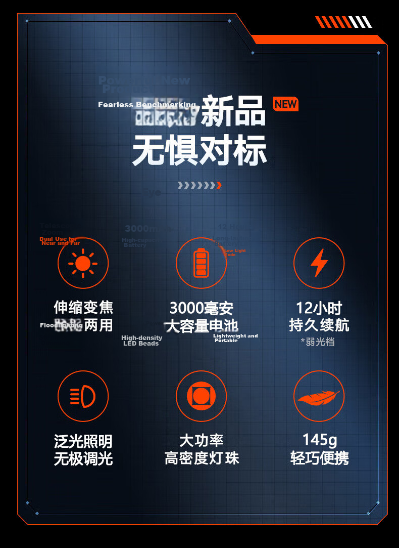 PHILIPS High Brightness Zoomable Type-C Rechargeable Flashlight Outdoor Emergency Lighting SFL2146 3