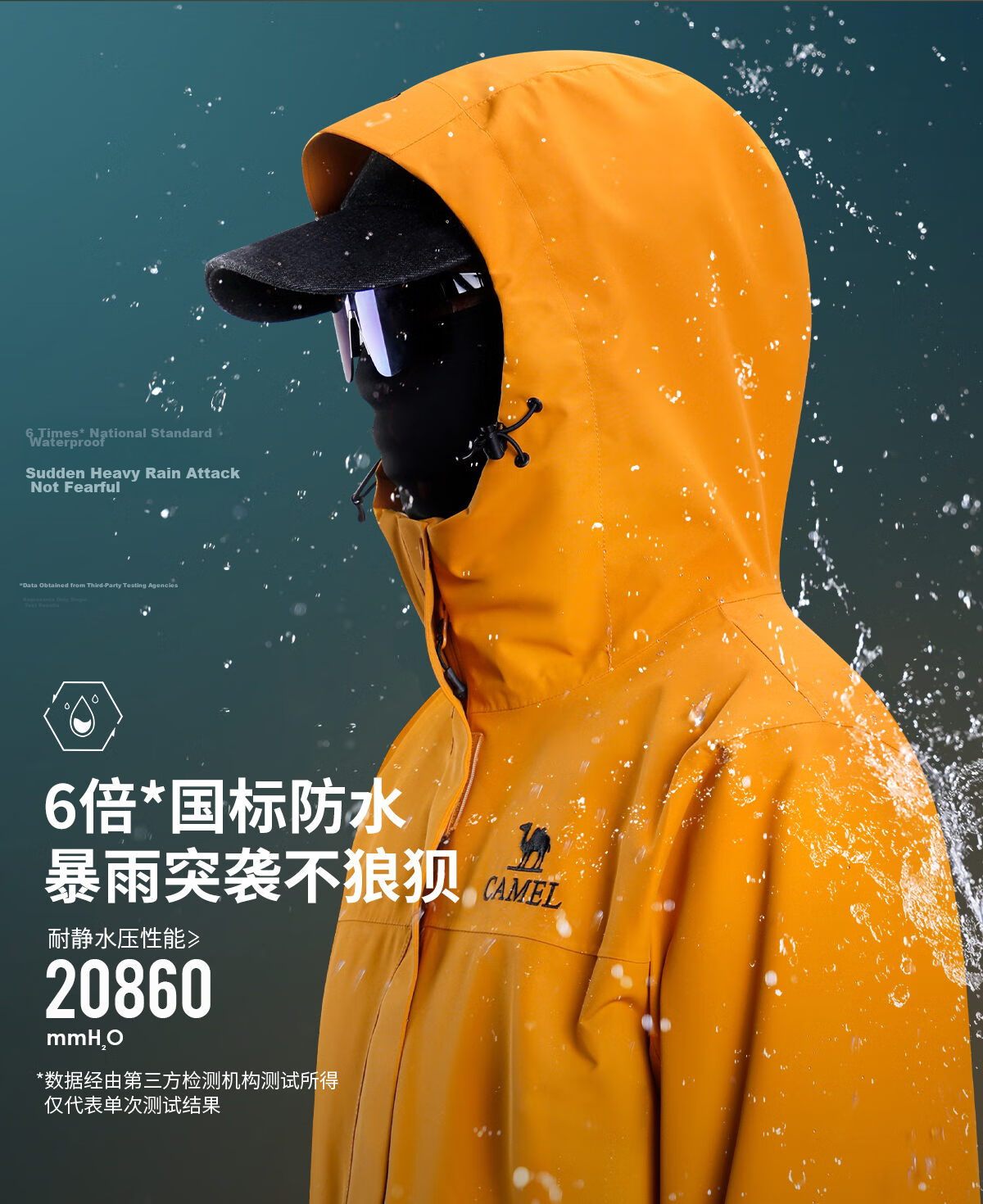 CAMEL Women's 3-in-1 Softshell Jacket 2025 Autumn Winter Slim Fit Water-Repellent Windbreaker B303 L 12