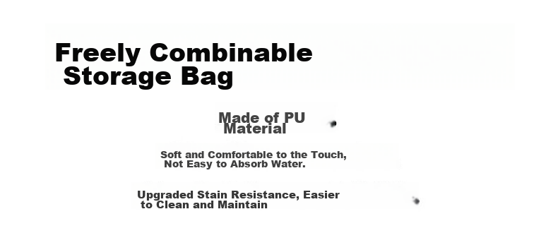 MUJI Modular Storage Bag Digital Accessories Organizer Long 25x18x7.8cm 1