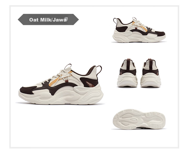 361° Men's Sports Shoes, Pengpai Spring And Summer Breathable Retro Thick-Soled Dad Casual Shoes Running Shoes 672326765-1 41