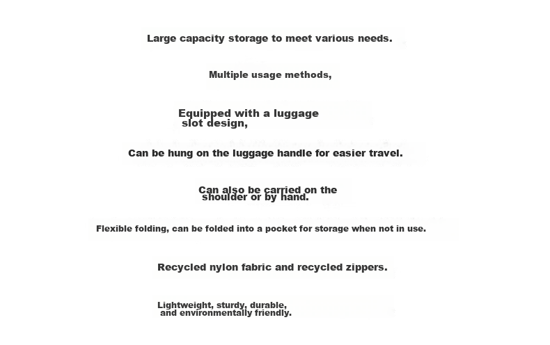MUJI Recycled Nylon Foldable Luggage Bag Vertical OHS6CC4S Black 3
