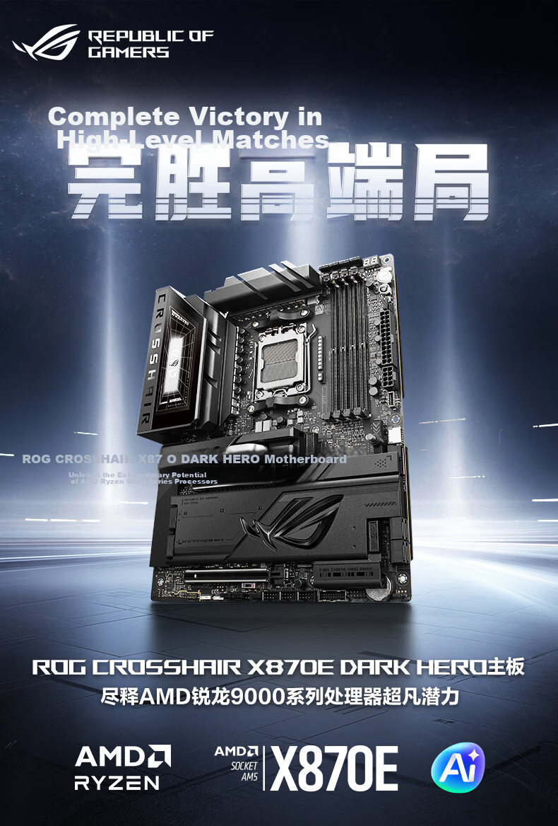 ROG STRIX X870-I GAMING WIFI Motherboard Supports CPU 9850X3D/9950X3D/9800X3D (AMD X870/socket AM5) 1