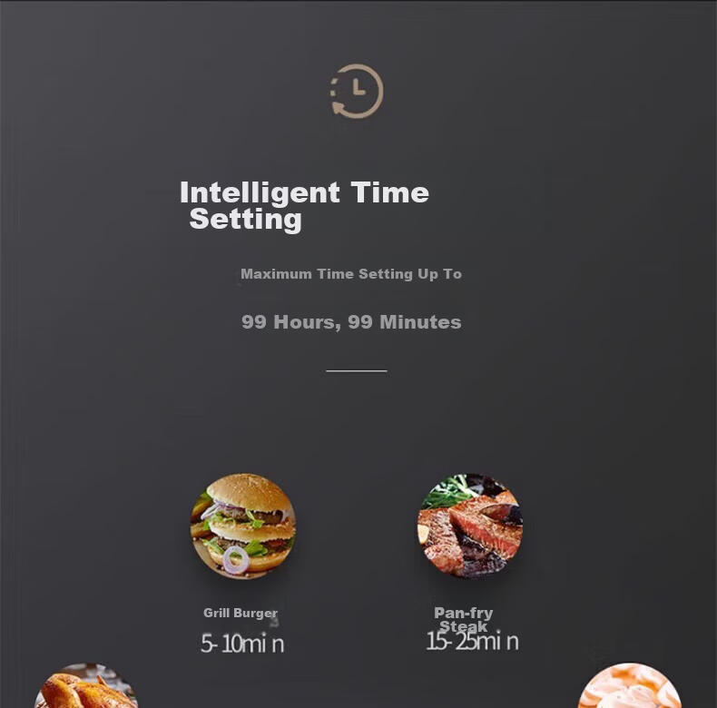 BJ Timer, Kitchen Baking Steaming Fish Student Countdown Time Management Timer, Magnetic Attachment Mechanical Reminder 7