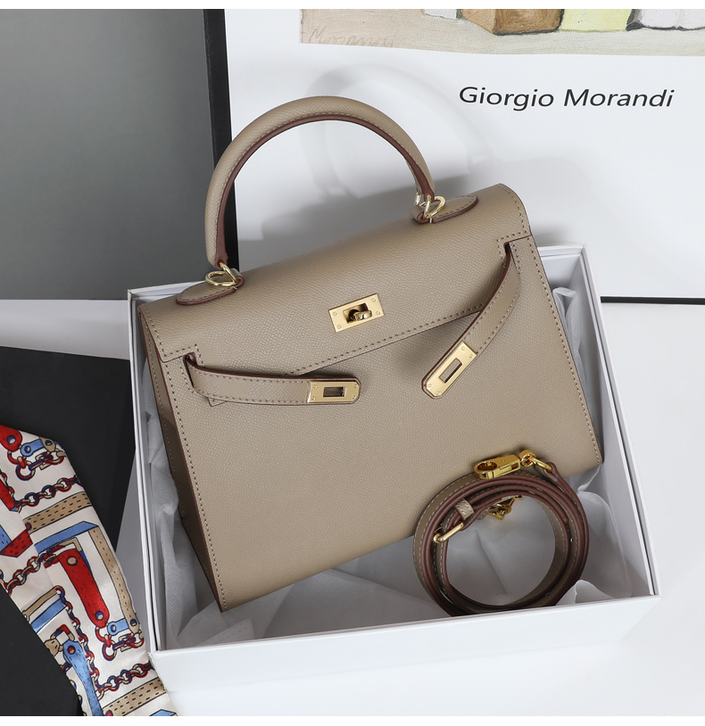 Viney Leather Kelly Bag Luxury Women's Crossbody Shoulder Bag Birthday Gift for Girlfriend Wife 17