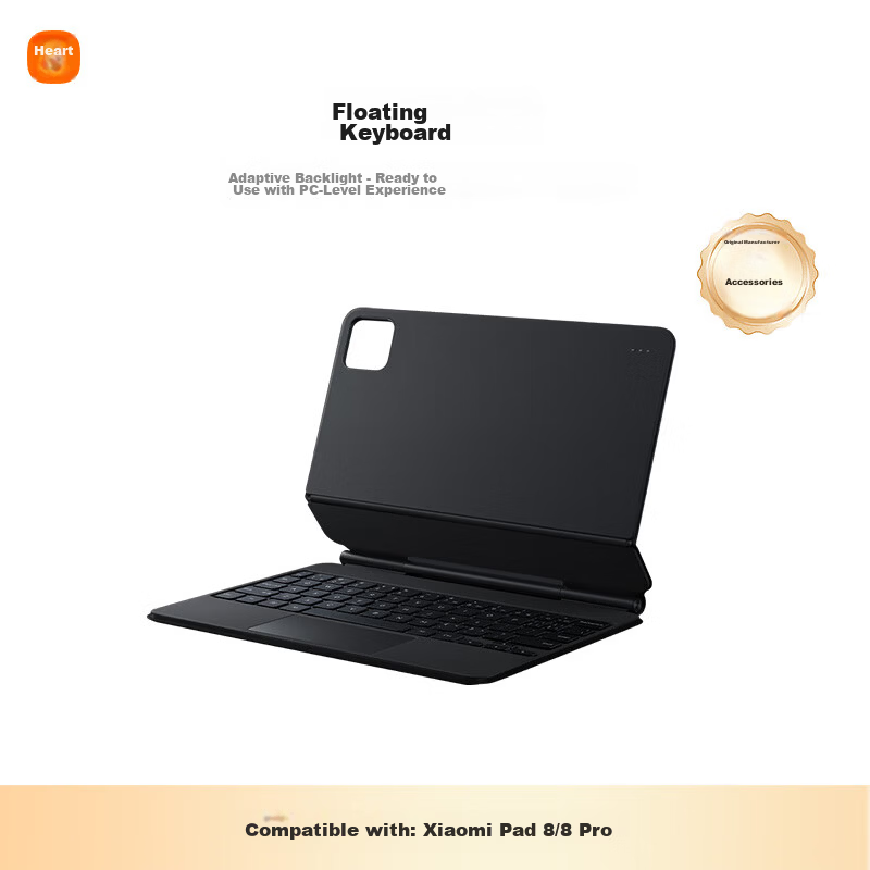 Xiaomi (MI) Tablet Official Original Accessory Standard Keyboard for REDMI Pad Pro Black [No Touchpad]