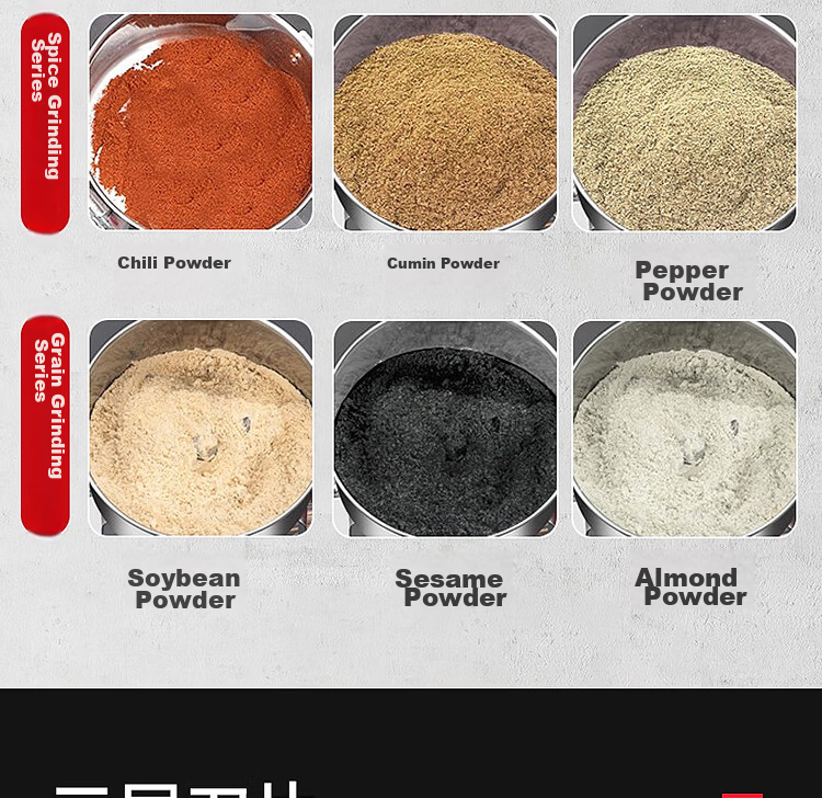 Baijie Stainless Steel Grinder Household Electric Powdering Machine Traditional Chinese Medicine Grinder BJ-800A 8