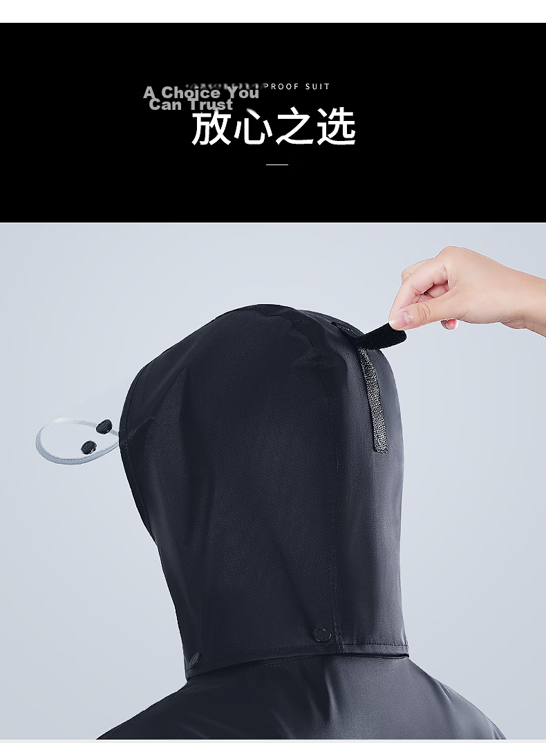 Beimei Raincoat And Rain Pants Set, Thickened Two-Piece Cycling Adult Double-Layer Motorcycle Rainwear for Men And Women, Waterproof Delivery Suit 18