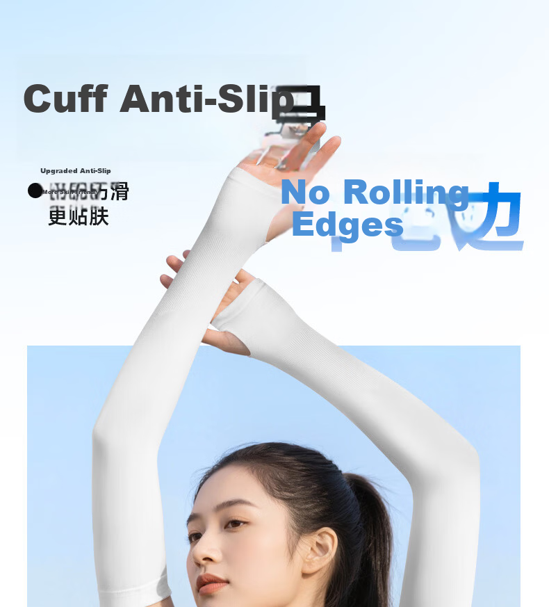 LI-NING Unisex Cooling UV Protection Arm Sleeves Ice Silk Sun Protection Sleeve Summer Thin Cycling Gaming Cooling Arm Cover 21
