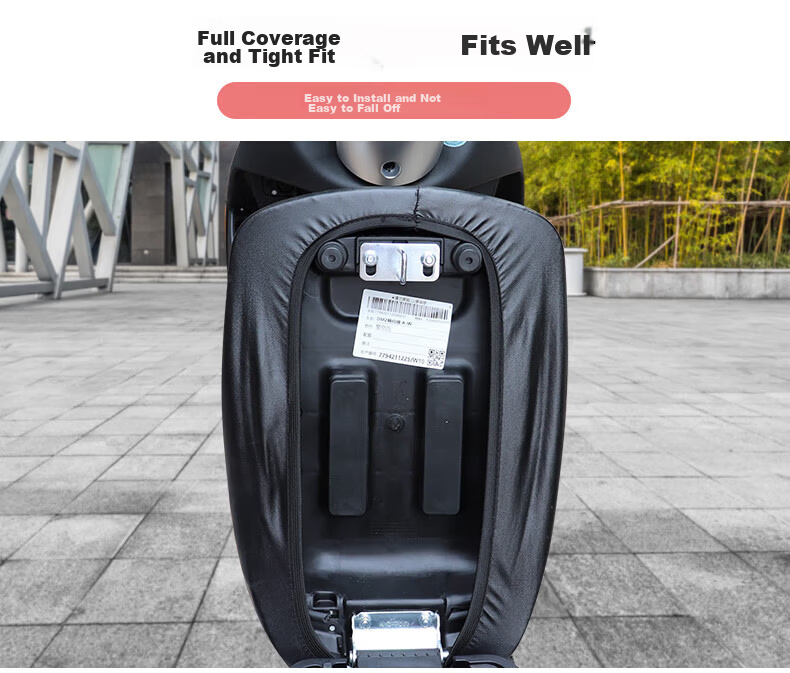 Cheguimu Electric Bicycle Rear Storage Bag, Phone Pouch, E-Bike Charger Bag, Raincoat Storage, Rider Bag 10