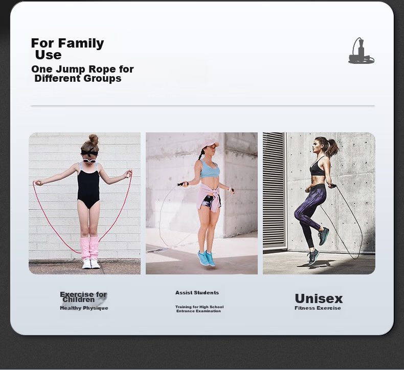 Li-Ning Speed Jump Rope for Men, Women, Adults, Elementary School Students, Children, Middle School Entrance Exam, Professional Exam, Steel Wire Jump Rope for Weight Loss 16