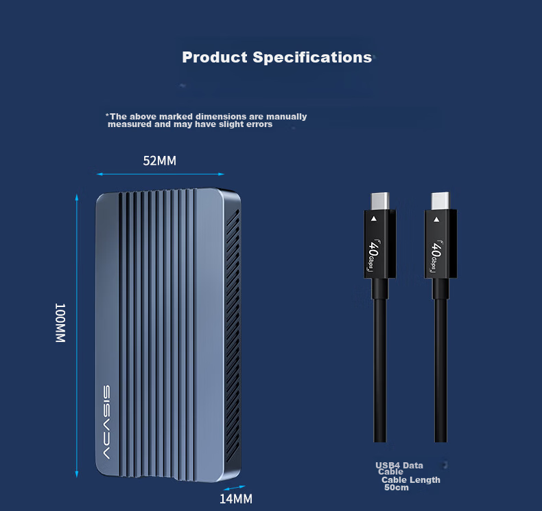 Acasis 2.5-Inch Portable Hard Drive Case Multifunctional Digital Accessory Storage Pouch for Data Cables, Power Banks, USB Drives, Phones, Earphones Portable Protective Cover YPB 20