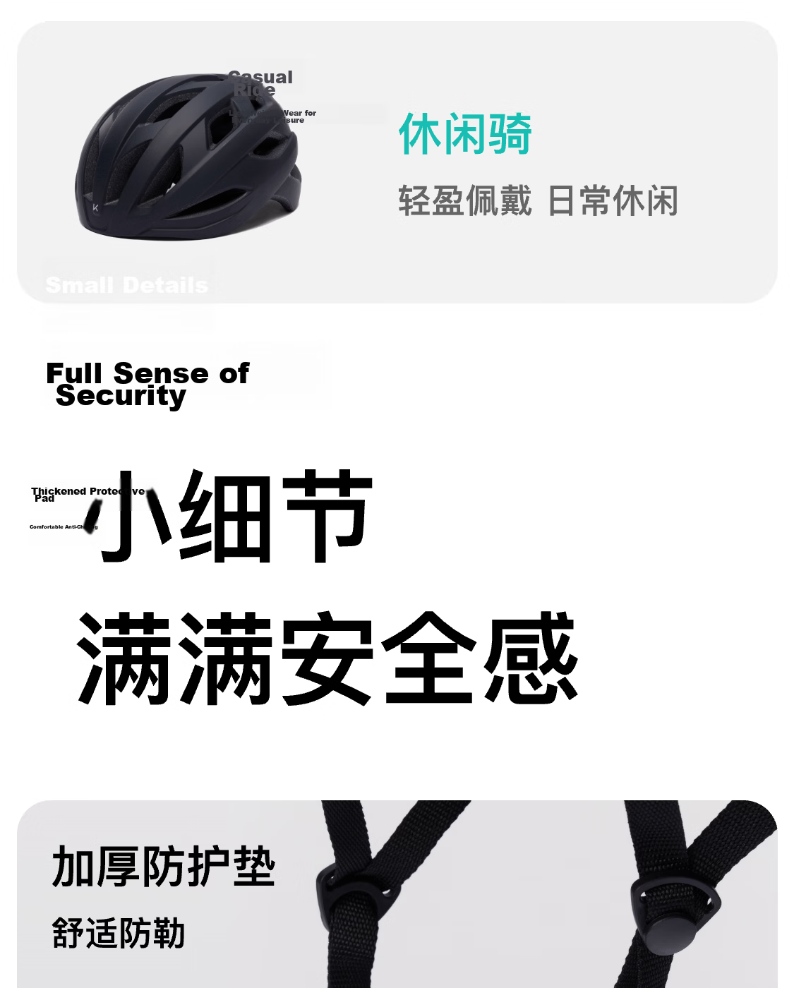 Keep Bicycle Riding Helmet Antibacterial with Goggles Mountain Road Commuting Unisex Integrated Breathable Classic Black M 14