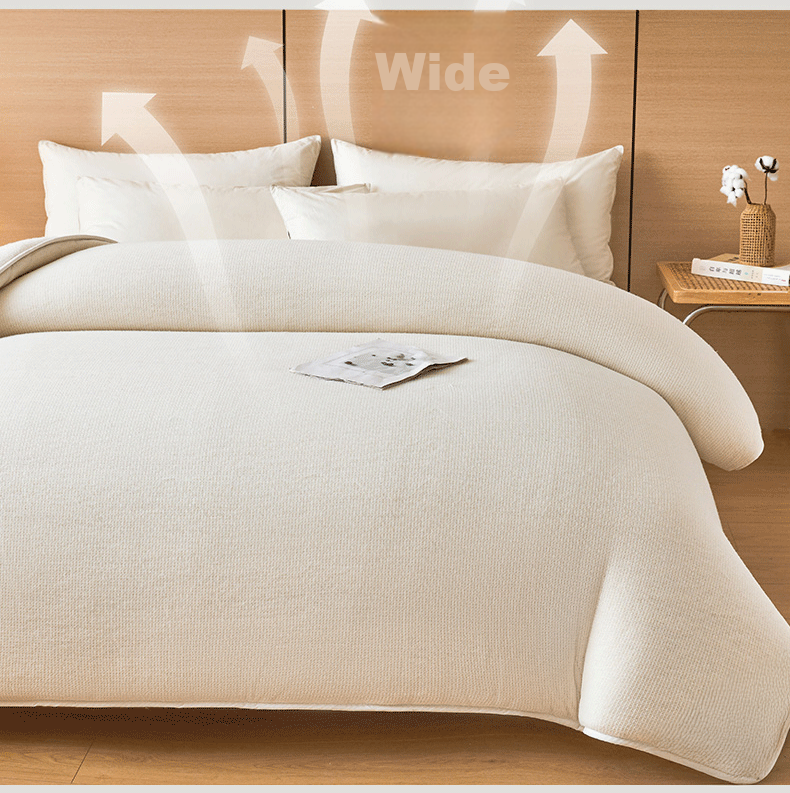 MUJI 100% Xinjiang Cotton Quilt Cotton Filling Comforter Mattress Pad Bedding Autumn Winter Four Seasons Pure Cotton Quilt Core 5 Jin 150x200cm 11
