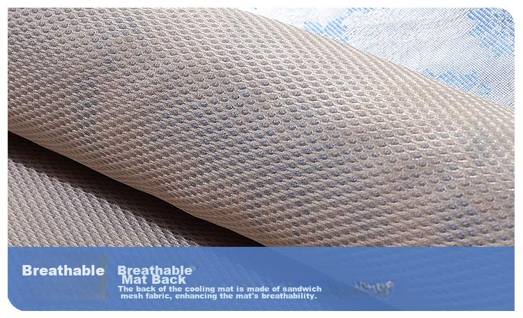 FUANNA Ice Silk Cooling Mat Washable 1000D Thick Silk A-Class Antibacterial Cooling Three-Piece Set Double 1.8x2m 12