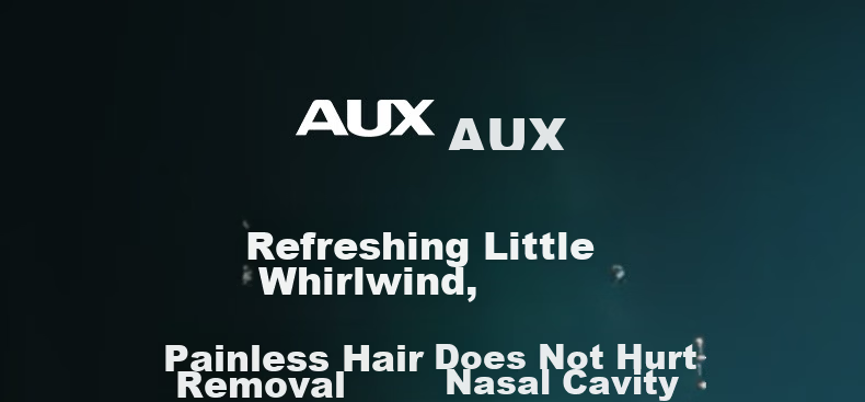 AUX Rechargeable Electric Nose Hair Trimmer for Men - Nasal Hair Removal Device, Nose Hair Cleaner, Nose Hair Clippers, Gift 5
