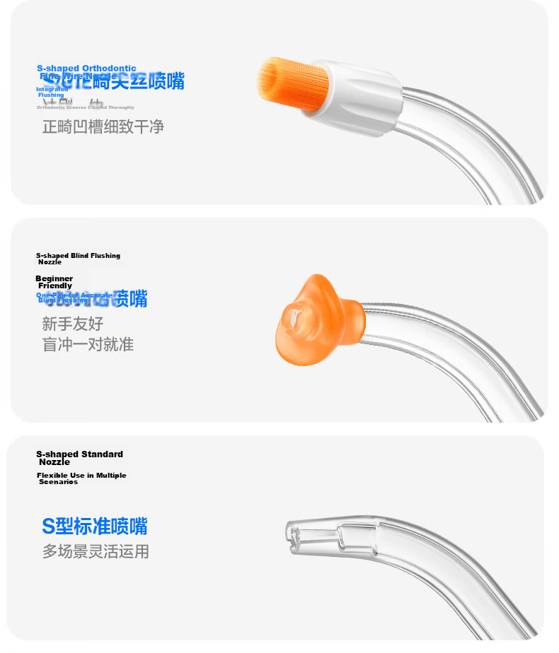 Usmile Smile Plus Water Flosser Vertical Ultrasonic Oral Irrigator Orthodontic 2026 New C30 Clear Moon Yellow Birthday Gift 10