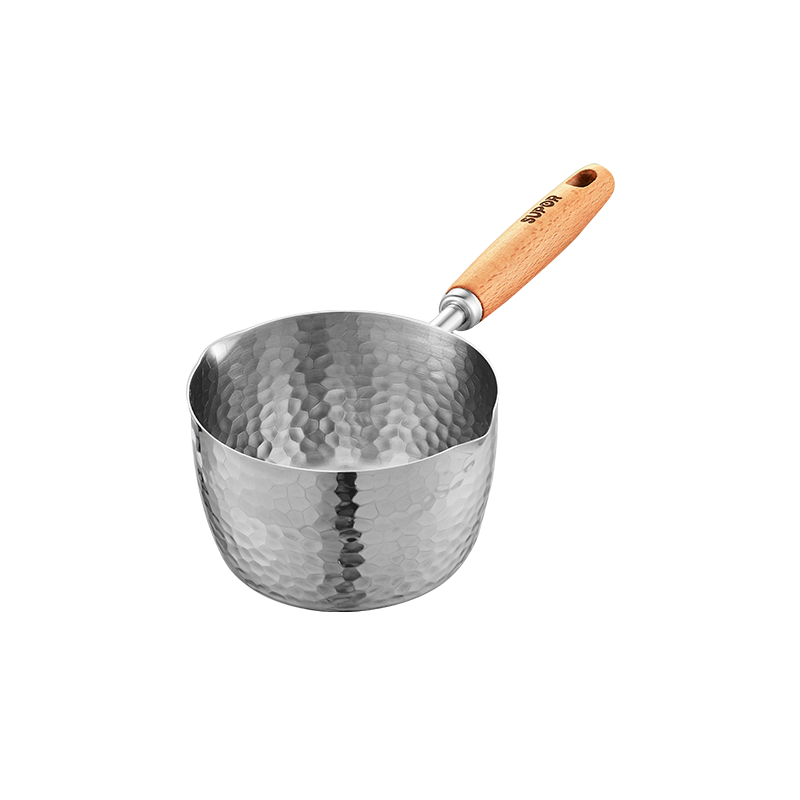 SUPOR Mini Oil Pouring Pan 316 Stainless Steel Household Hot Oil Drizzling Frying Mini Flat-bottom Pan KGF30DT10