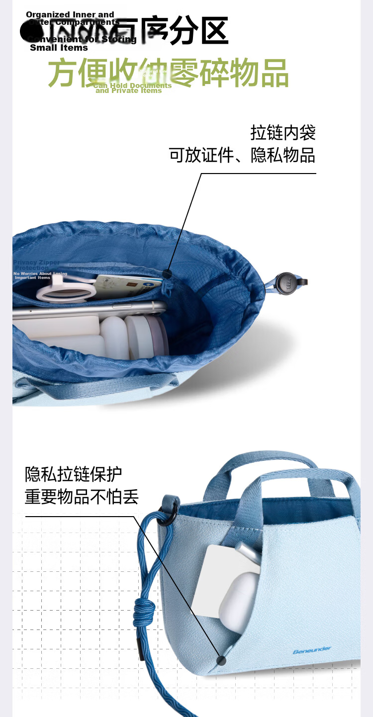 Beneunder Crossbody Bag, Women's Shoulder Bag, Tote Bag, Lightweight And Practical Small Purse, Gift for Wome 10