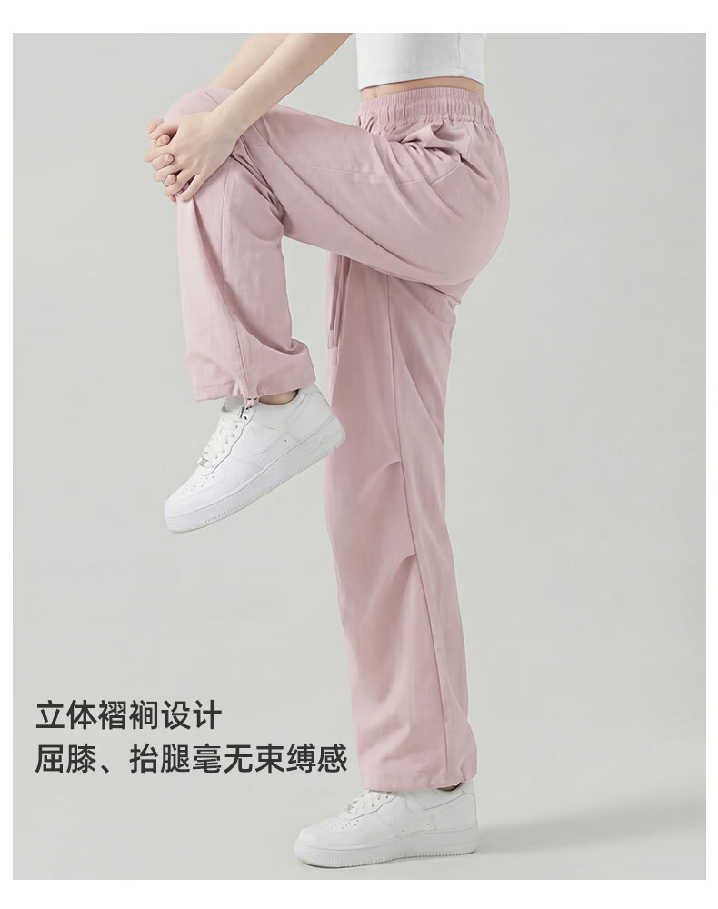 La Chapelle Summer Lightweight Quick-Dry Cargo Sports Pants for Women 2026 Petite Slim Straight Jogger Wide-Leg Outdoor Trousers 21