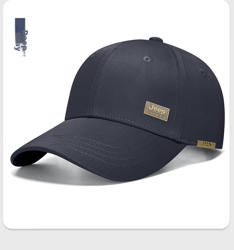 JEEP Men's Baseball Cap Four Seasons Trendy Duckbill Hat Unisex Sun Hat A0765 11