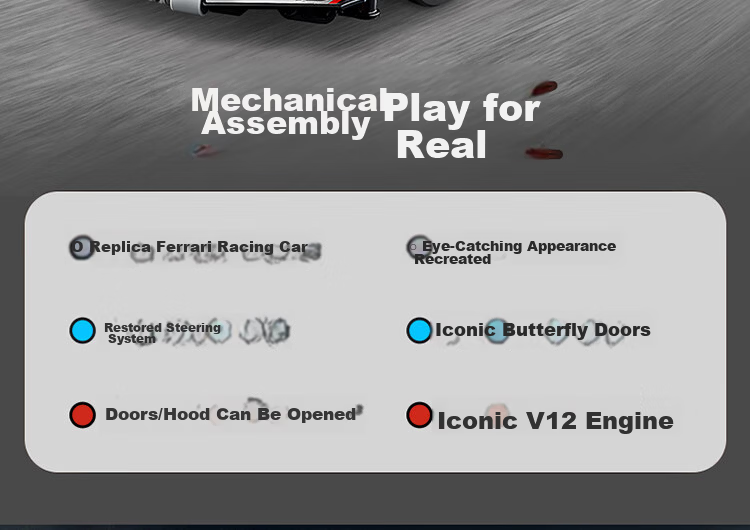 LEGO Building Blocks Mechanical Set 42212 Ferrari FXX K Racing Car Kids Boys Girls Toy Birthday Gift 2