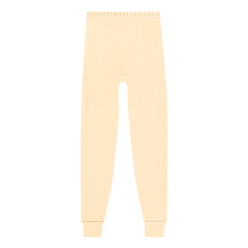 Hodo Women's Pure Cotton Thermal Underwear, Comfortable Soft Elastic Breathable Single Autumn Pants, Light Apricot Skin 175