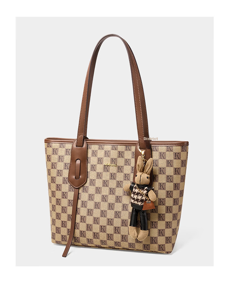 Aokang Women's Bag Fashionable Vintage Floral Tote Light Luxury Commuter Shoulder Bag Birthday Gift for Girlfriend Wife 18