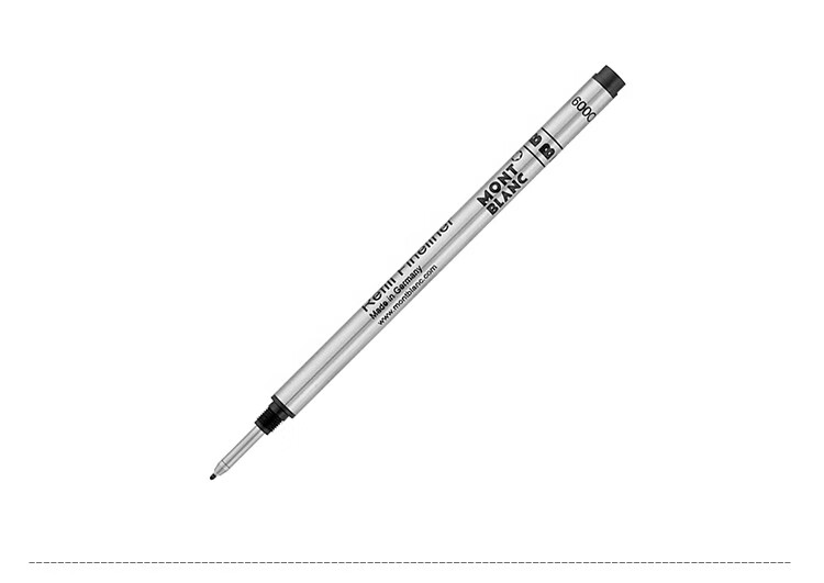 MONTBLANC StarWalker Series Black Fine Line Pen Refills 2-Pack B Tip 128247 Gift 6