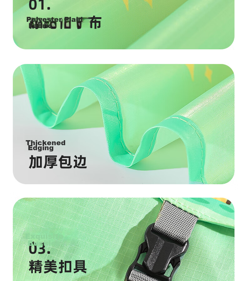 Etravel Picnic Mat, Ultrasonic Outdoor Thickened Moisture-Proof Mat, Portable Beach Tent Ground Mat, Chunri 2*2 Meters 20
