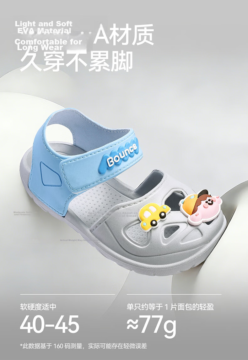 Cheerful Mario Baby Boys Summer Closed-Toe Sandals 2026 New Hollow Shoes Kids Non-Slip Soft Sole Girls Beach Shoes 7