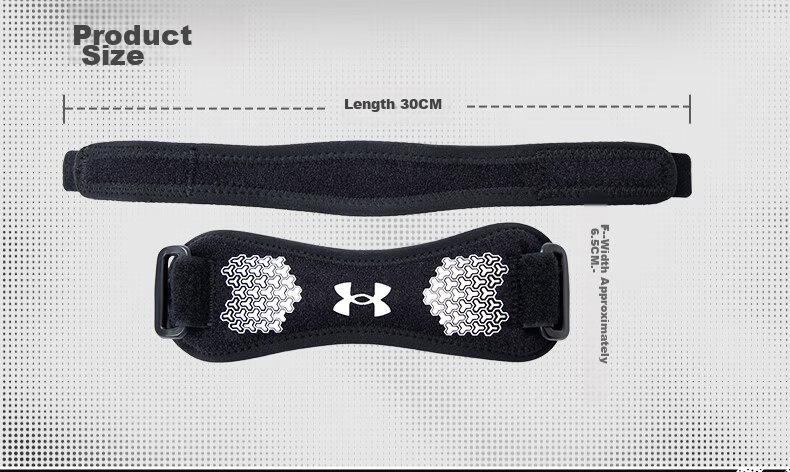 Under Armour Patella Strap Knee Brace Sports Support for Men and Women Running Knee Stabilizer Meniscus Jump Rope Badminton Basketball Patella Band 18