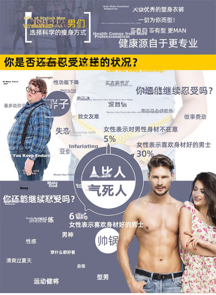 LangSha Men's Slimming Vest Waist Shaping Body Shaper Breathable Mesh Compression Chest Binder Fitness Tummy Control 1