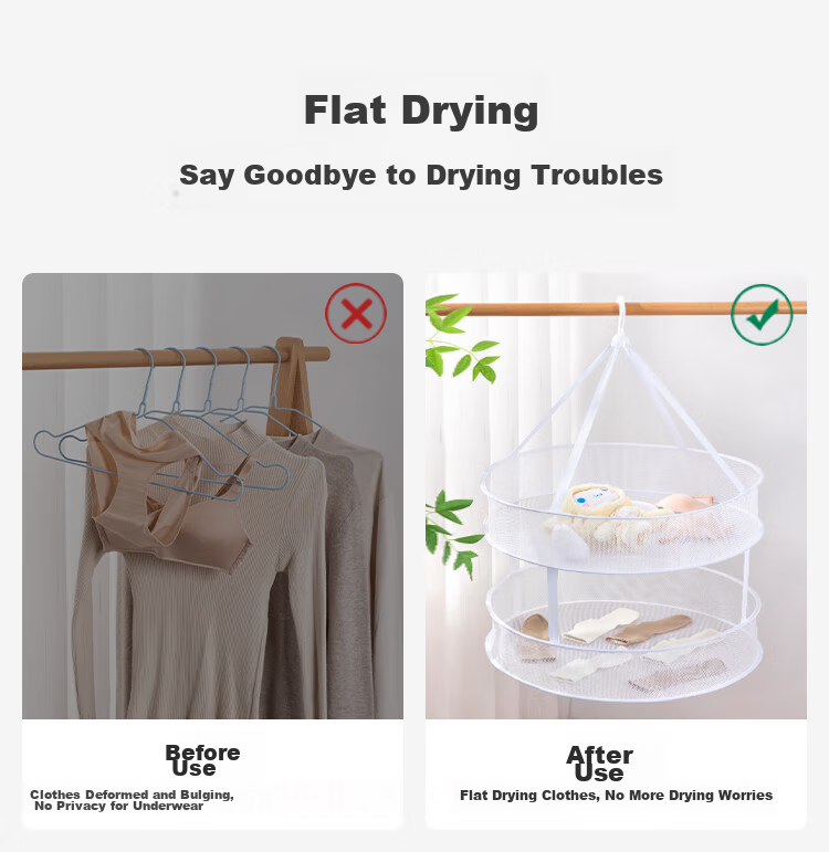 JD Original Square Laundry Bags, Clothes Cleaning Bags, Laundry Mesh Protective Bags, 2-Piece Set 3